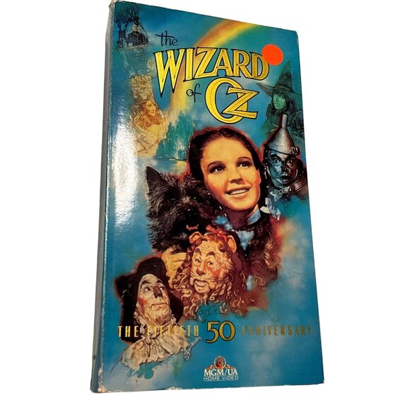 WIZARD OF OZ VHS 50TH ANN ED WITH BOOKLET TURNER ISBN 0792800001 - Picture 1 of 7